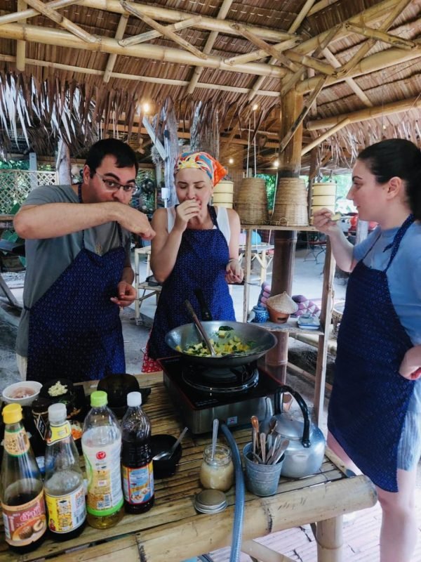 Learning How To Cook Thai Food with Muai. Yummy! - Image 22
