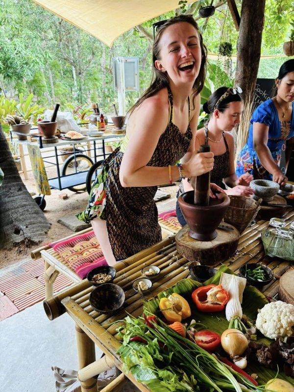 Learning How To Cook Thai Food with Muai. Yummy! - Image 16