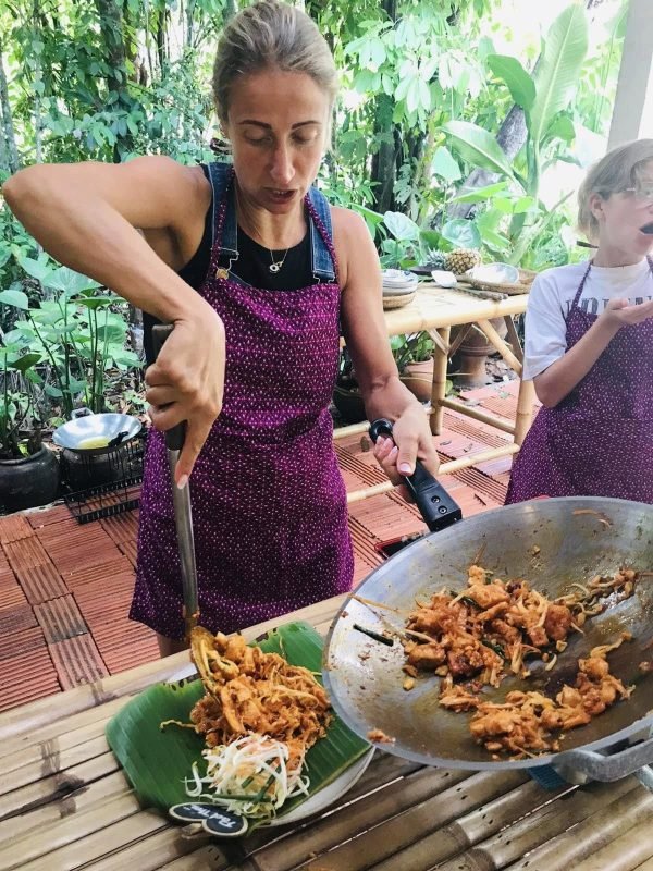 Learning How To Cook Thai Food with Muai. Yummy! - Image 23